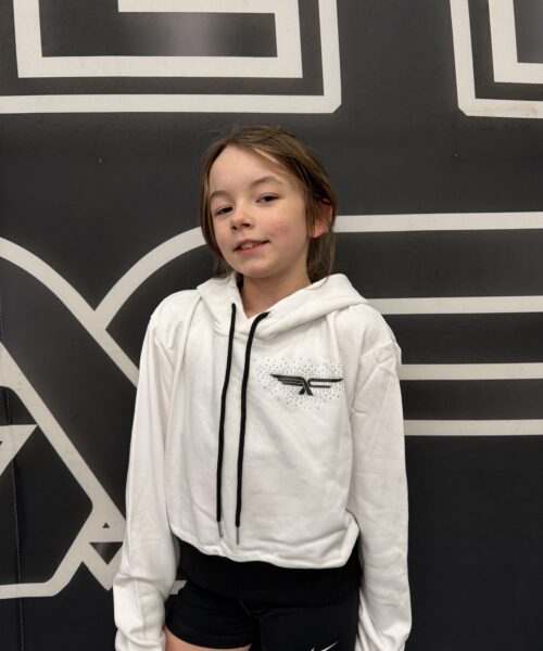 Alternative view of White Cropped Hoodie